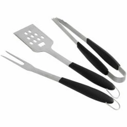 Set 3 Ustensiles Inox Pour Barbecue Ou Plancha Le Marquier - Inox