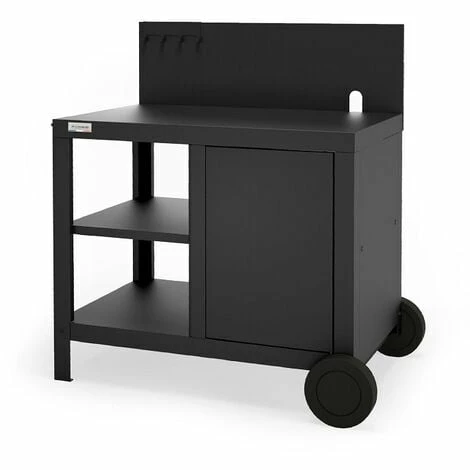 LEMARQUIER Desserte Noire Le Marquier Signature Allure Pour Planchas 45, 60 Et 75 Cm - Noir 3 LEMARQUIER Desserte Noire Le Marquier Signature Allure Pour Planchas 45, 60 Et 75 Cm - Noir