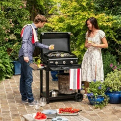 Plancha à Gaz Le Marquier Amalia 360 + Chariot Et Couvercle Noir -Le Marquier Soldes 41339470 4