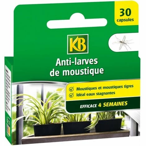 KB - Anti-Larves De Moustique, 30 Pièces 1 KB - Anti-Larves De Moustique, 30 Pièces