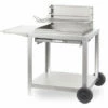 Barbecue à Charbon Le Marquier Vintage Montory + Chariot - Inox - Inox -Le Marquier Soldes 51434937 1