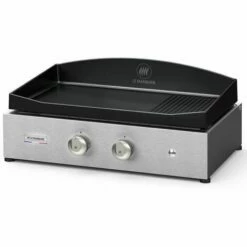 Plancha Gaz 5400w Plaque En Fonte émaillé 60x40cm - Le Marquier - Plvp260iv2 - Inox