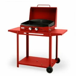 Le Marquier Plancha Gaz Adela V2 260 + Chariot Et Couvercle
