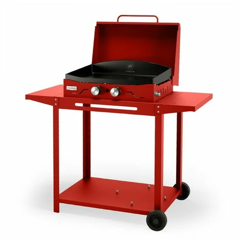 Le Marquier Plancha Gaz Adela V2 260 + Chariot Et Couvercle 3 Le Marquier Plancha Gaz Adela V2 260 + Chariot Et Couvercle