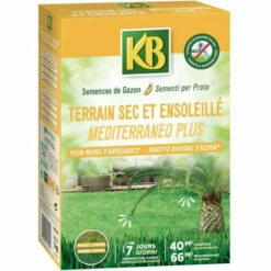 KB - Semences Gazon - Terrain Sec Et Ensoleillé 40m²