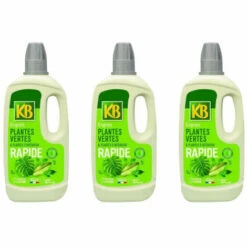 Lot De 3 Engrais Rapides Pour Plantes Vertes KB - 1L