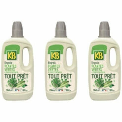 Lot De 3 Engrais Tout Prêt Plantes Vertes Et Plantes D'intérieur KB - 1L