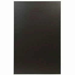 LE MARQUIER - Plaque De Protection Murale Unie Pour Poële - 80x120cm - Acier - Noir - Noir