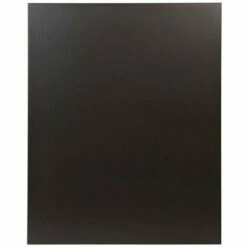 LE MARQUIER - Plaque De Protection Murale Unie Pour Poële - 80x100cm - Acier - Noir - Noir