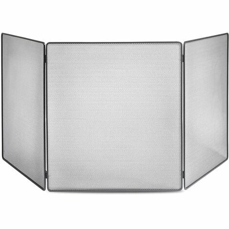 LE MARQUIER - Pare-Feu Nova XXL - Spécial Poêle - 3 Volets - Acier Peint - Ardoise - Gris 3 LE MARQUIER - Pare-Feu Nova XXL - Spécial Poêle - 3 Volets - Acier Peint - Ardoise - Gris