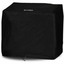 LE MARQUIER - Housse Protection 110x60x90cm - Plancha & Barbecue + Chariot/Desserte De 100 à 120 Cm - Polyester/PVC - Noir