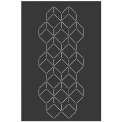 LE MARQUIER - Plaque De Protection Murale Arty Pour Poële - 80x120cm - Acier - Noir - Noir