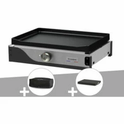 Plancha LA PETITE FRANCAISE Électrique 150 Duo Avec Couvercle + Housse De Protection - Le Marquier