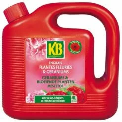 KB - Engrais Géraniums Et Fleurs - 4 L